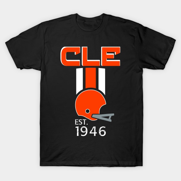 Cleveland Football Classic - 1946 Vintage T-Shirt by FFFM